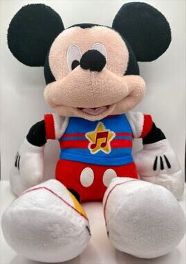 Disney Mickey Mouse Singing Fun Plush Disney Junior Light Up Mickey 13”